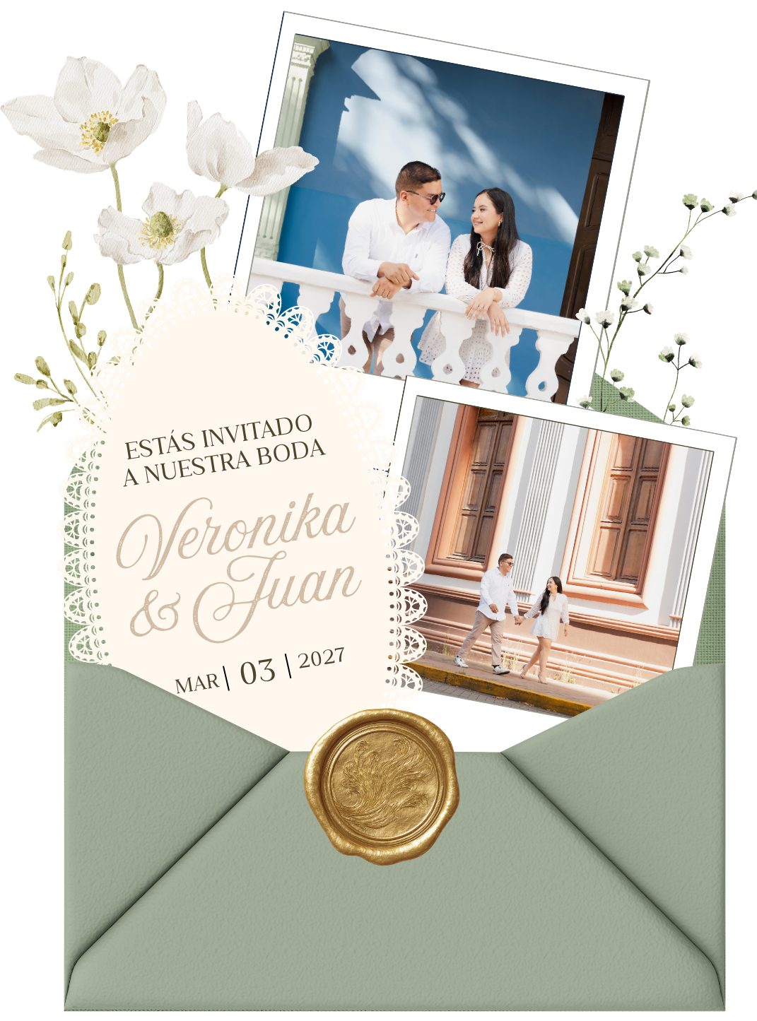 Invitación Veronika y Juan